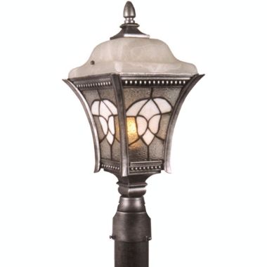 Special Lite Products Abington F-3980-SW Large Post Mount Light - Swedish Silver. View a larger version of this product image.