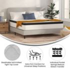 Alternate image 3 for Emma and Oliver Asteria Extra Firm 12" Hybrid Mattress in a Box with CertiPUR-US Certified Foam, Pocket Spring Core & Knit Fabric Top for All Sleep Positions - King