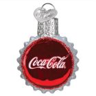 Alternate image 2 for Old World Christmas Blown Glass Christmas Ornament, Coca-Cola Bottle and Cap, 2-Piece Set