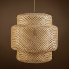 Alternate image 2 for ELE Light & Decor Drusilla 1-Light Brown Pendant Design Pendant Light with Rattan Shade