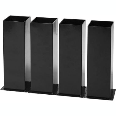 DormCo Carbon Steel Bed Risers - 8" Lift - Black. View a larger version of this product image.