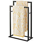 Alternate image 2 for mDesign Tall Metal Bathroom Freestanding Towel Storage Rack Holder