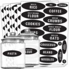 Alternate image 0 for Talented Kitchen 158 Chalkboard Pantry Labels -158 Kitchen Pantry Names - Food Label Sticker, Water Resistant Pantry Labels for Containers, Chalkboard Labels Jar Labels Pantry Organization and Storage