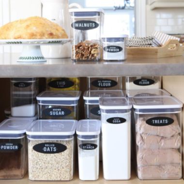 Talented Kitchen 158 Chalkboard Pantry Labels -158 Kitchen Pantry Names - Food Label Sticker, Water Resistant Pantry Labels for Containers, Chalkboard Labels Jar Labels Pantry Organization and Storage. View a larger version of this product image.