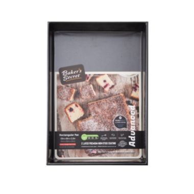 Baker's Secret Roaster Pan 13.6", Double Layer Non-stick Coating, Dark Gray Advanced Collection Carbon Steel. View a larger version of this product image.