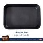 Alternate image 1 for Baker's Secret Roaster Pan 13.6", Double Layer Non-stick Coating, Dark Gray Advanced Collection Carbon Steel