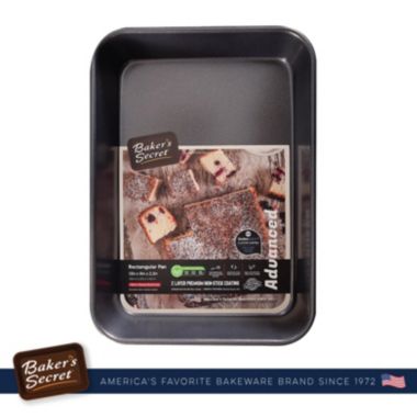 Baker's Secret Roaster Pan 13.6", Double Layer Non-stick Coating, Dark Gray Advanced Collection Carbon Steel. View a larger version of this product image.