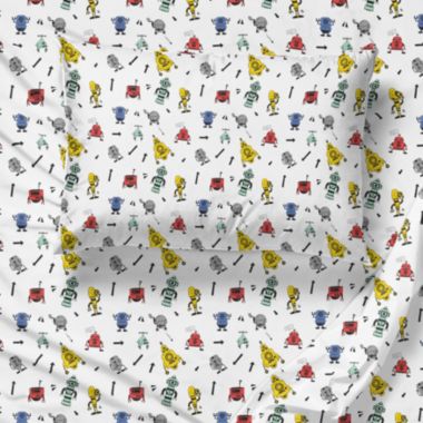 Saturday Park Robots Sheet Set. View a larger version of this product image.