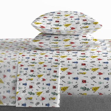 Saturday Park Robots Sheet Set. View a larger version of this product image.