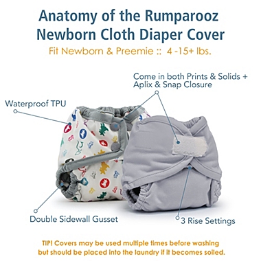 Kanga Care Rumparooz Reusable Cloth Diaper Cover Snap. View a larger version of this product image.