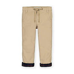 Hope & Henry Boys' Lined Roll Cuff Pant, Khaki, 3-6 Months
