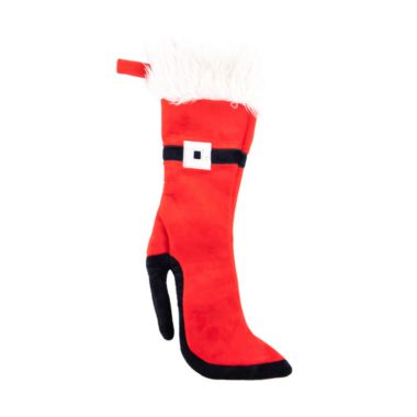 Plushible High Heeled Stocking Belted Santa. View a larger version of this product image.