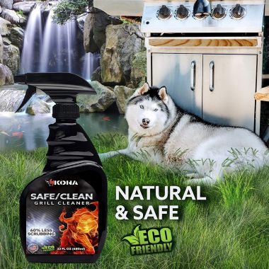 Kona Safe/Clean Oven & Grill Cleaner Spray Heavy Duty - 60% Less Scrubbing - Eco-Friendly Food Safe Grill & Oven Degreaser. View a larger version of this product image.