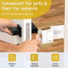 Alternate image 2 for Ownpets Cat Door Stopper Pet Door Holder for Cats, Keep Dogs & Kids Out of Cat Litter Box, Food or Rooms, Easy Installation and Locked-in Adjustment, Great for Cats