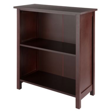 Milan 2-Section Storage Shelf, Walnut. View a larger version of this product image.