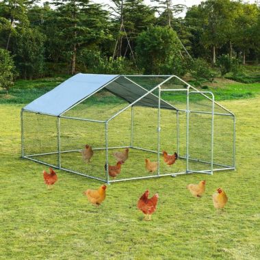 Hooya Imp.& Exp. Large Walk in Shade Cage Chicken Coop with Roof Cover (13ft). View a larger version of this product image.