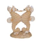 Alternate image 0 for Sand and Shell Kissing Seahorses Figurine Beach Sea Horse Décor 3.5 inch