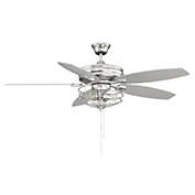 Trade Winds Lighting 3-Light Ceiling Fan In Brushed Nickel - TW020408BN