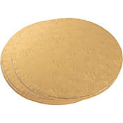 Juvale Round Cake Boards for Baking (12 In, Gold, 3 Pack)