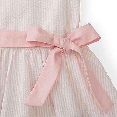 Hope & Henry Girls&#39; Seersucker Peter Pan Collar Dress (Pink, 3). View a larger version of this product image.