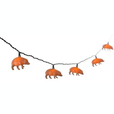 Kurt Adler (#UL4264) UL 10-Light Pink Pig Light Set, 11.5 feet long. View a larger version of this product image.