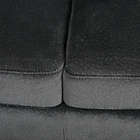 Alternate image 3 for Contemporary Home Living 3-Piece Charcoal Black Contemporary Pillow Back Sectional Sofa Set 70"