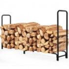 Alternate image 1 for Hooya Imp.& Exp.  8 Feet Outdoor Steel Firewood Log Rack