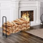 Alternate image 2 for Hooya Imp.& Exp.  8 Feet Outdoor Steel Firewood Log Rack