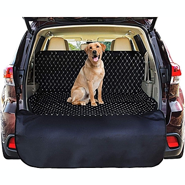 Pawple Pets SUV Cargo Liner Cover for SUVs and Cars Waterproof Material Non Slip Backing Extra Bumper Flap Protector Large Size - Universal Fit. View a larger version of this product image.