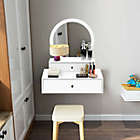 Alternate image 0 for Costway Makeup Dressing Wall Mounted Vanity Mirror with 2 Drawer