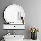 Alternate image 1 for Costway Makeup Dressing Wall Mounted Vanity Mirror with 2 Drawer