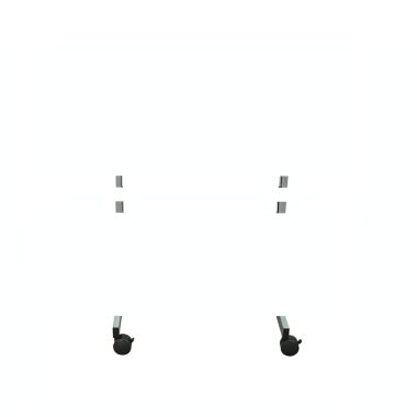 Luxor Stand Up Workstation - Black. View a larger version of this product image.