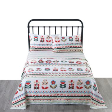 MarCielo 100% Cotton Sheets Full Size Kids Sheets for Girls Teens Children Sheets Bed Sheets SH019. View a larger version of this product image.