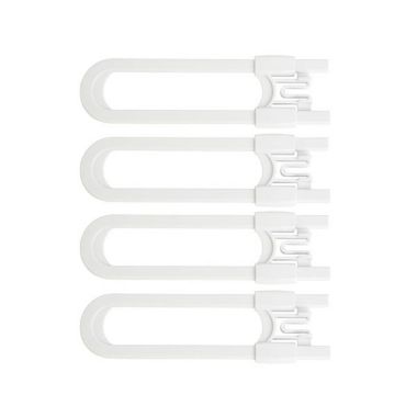 Jool Baby Products Sliding Cabinet Locks, U Shape, for Knobs, Handles, Doors (4 Pack). View a larger version of this product image.