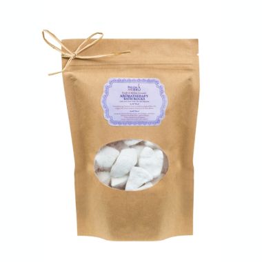 Freida and Joe Pacify & Mellow Lavender Fragrance Bath Rocks. View a larger version of this product image.