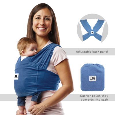 Baby K&#39;tan Pre-Wrapped Ready To Wear Baby Carrier  Denim M