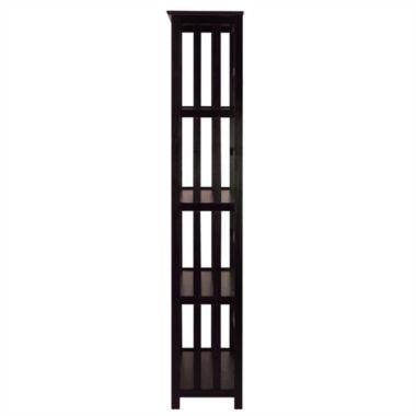 Casual Home Mission Style 5-Shelf  Bookcase-Espresso. View a larger version of this product image.