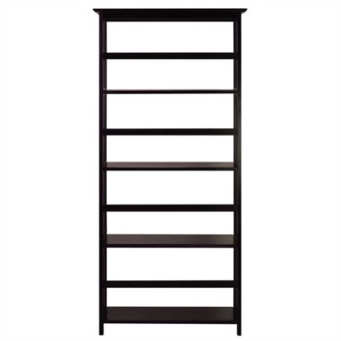 Casual Home Mission Style 5-Shelf  Bookcase-Espresso. View a larger version of this product image.