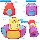 Alternate image 2 for Slickblue 7 Pieces Kids Ball Pit Pop Up  Play Tents