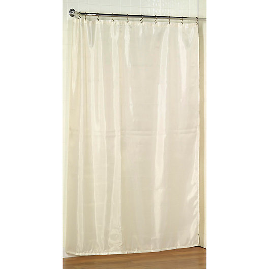 Ivory 70x78, Extra Wide Shower Curtain Liner Fabric
