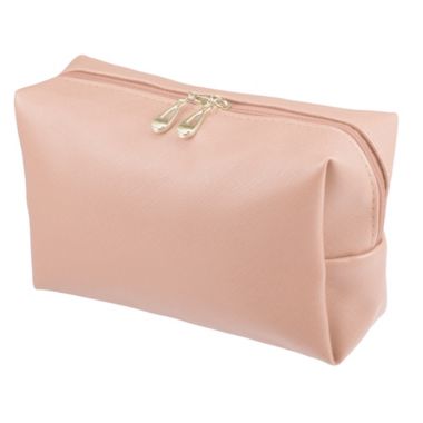 Unique Bargains 1 Piece Cosmetic Travel Makeup Bag, Waterproof PU Leather Makeup Case for Female, S Size Pink. View a larger version of this product image.
