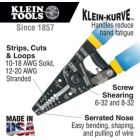 Alternate image 2 for Klein Tools - 11055KLE 11055 Wire Cutter and Wire Stripper, Stranded Wire Cutter, Solid Wire Cutter, Cuts Copper Wire Blue/Yellow