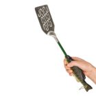 Alternate image 1 for G.E.I. Fish BBQ Spatula with Bottle Opener - Novelty Slotted Turner, Stainless Steel Grilling Tool