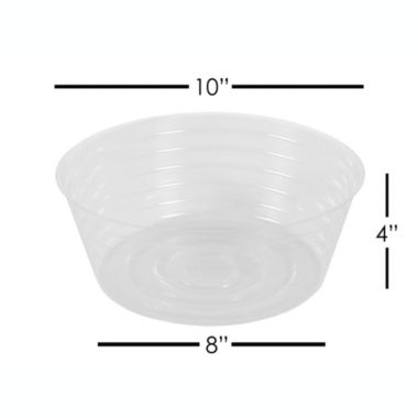CWP L-0015 Heavy Gauge Vinyl Basket Liner, 10-Inch Diameter, Clear. View a larger version of this product image.