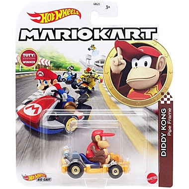 Hot Wheels Mario Kart [Diddy Kong] Pipe Frame 1 64 Scale. View a larger version of this product image.