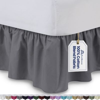 Details about   Drop Length 1 PC Ruffle Bed Skirt 1000 Thread Count Egyptian Cotton Cal King 