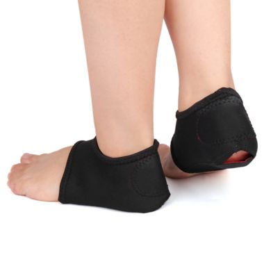 Unique Bargains Plantar Fasciitis Wrap Heel Durable Comfortably Lightweight Breathable Moisture-sicking Arch Support Sleeve Cushion Pair. View a larger version of this product image.