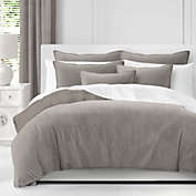 6ix Tailors Fine Linens Dreamy Velvet Greige Comforter Set