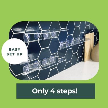 Double Veg Ledge Create An Indoor Garden, Hold Your Planter Pots, Seed Starter. View a larger version of this product image.