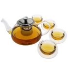 Alternate image 0 for Teaology Infuso Borosilicate Infusion Teapot and Glass Set